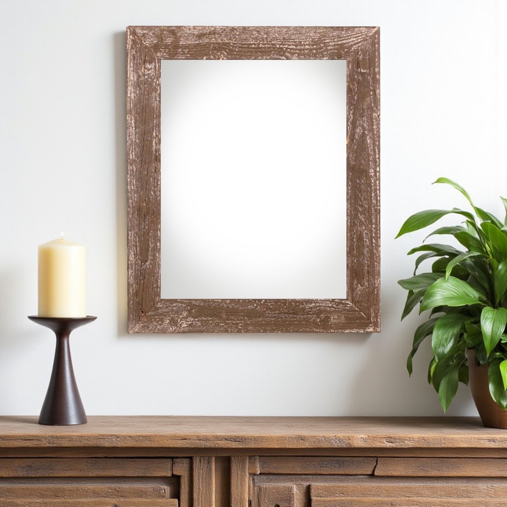 20" x 24" Espresso Solid Wood Hanging Picture Frame