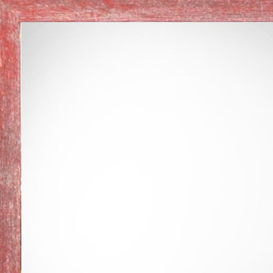 20" x 24" Red Wood Hanging Picture Frame