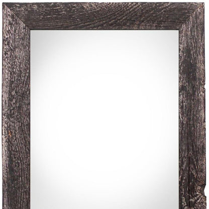 20" x 28" Black Solid Wood Hanging Picture Frame