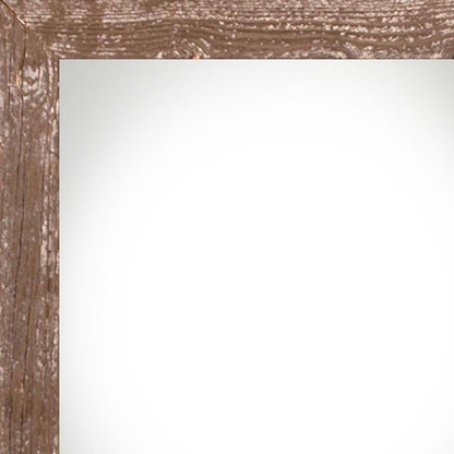 20" x 28" Brown Wood Hanging Picture Frame