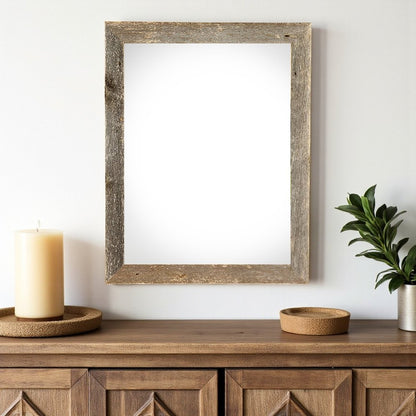 20" x 30" Gray Wood Hanging Picture Frame