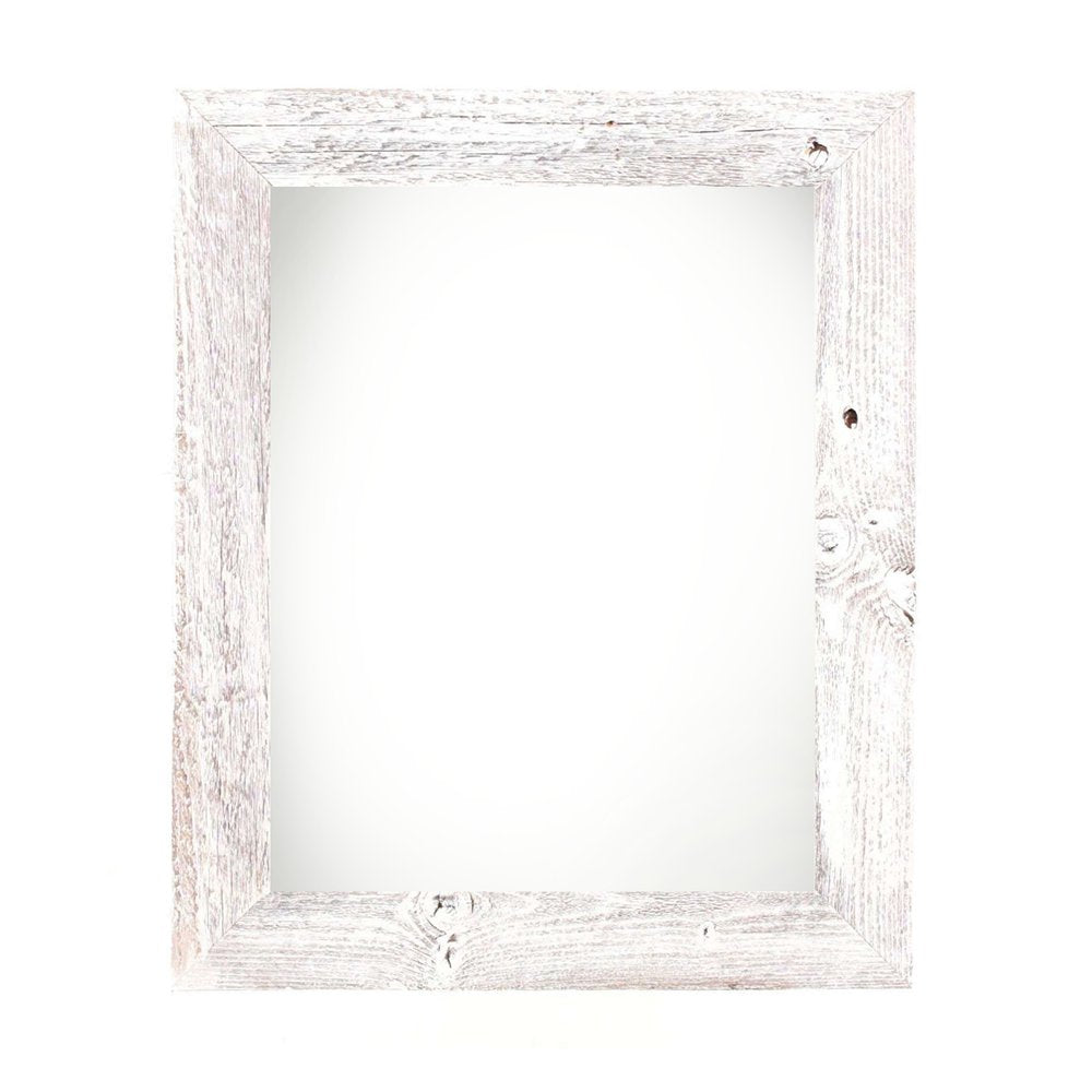 20" x 30" White Solid Wood Hanging Picture Frame