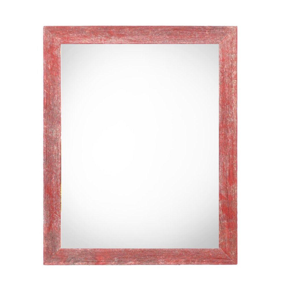 24" x 30" Red Solid Wood Hanging Picture Frame