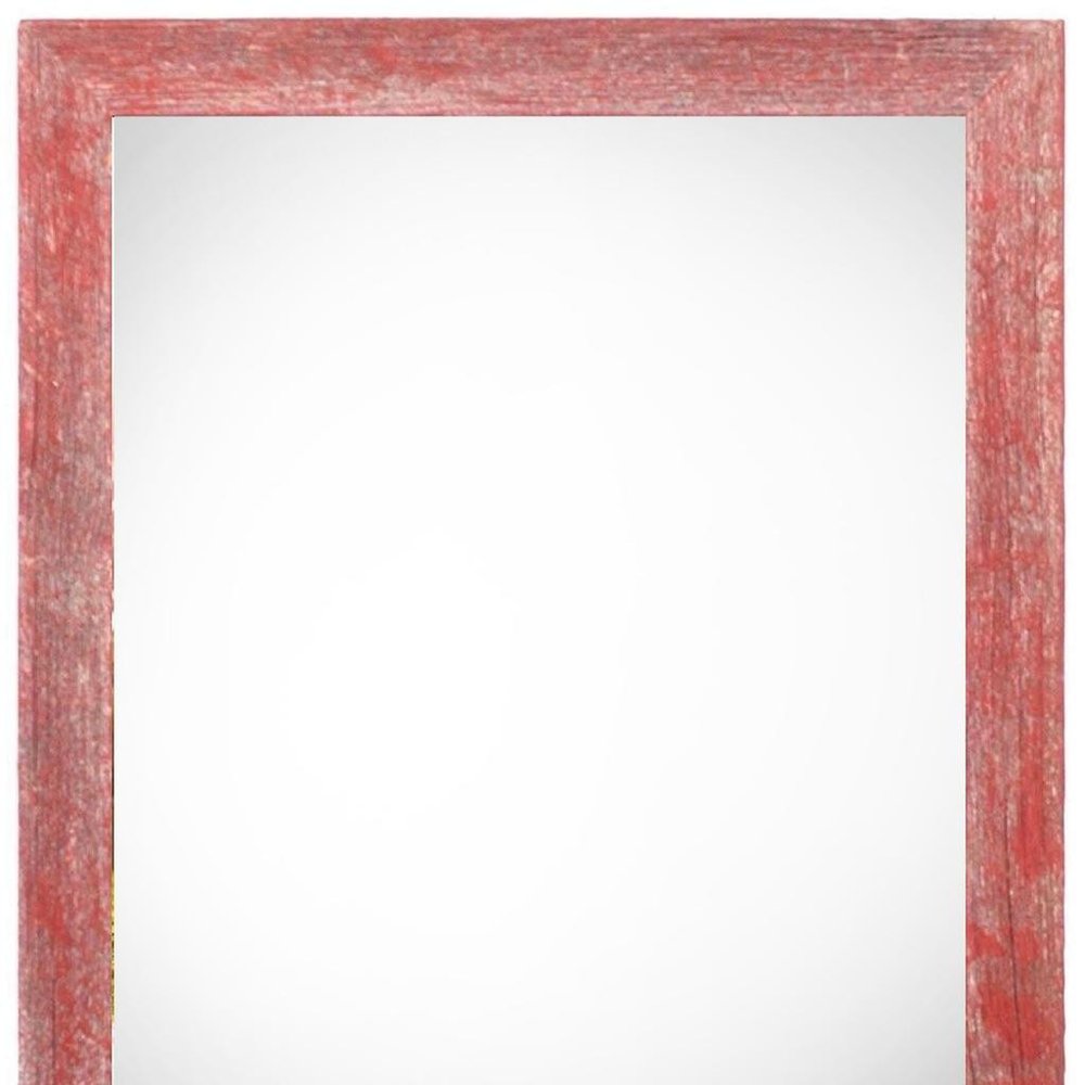 24" x 30" Red Solid Wood Hanging Picture Frame