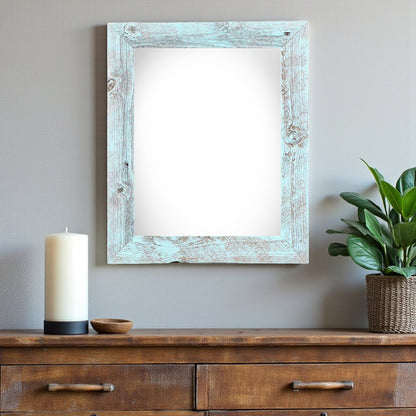 24" x 36" Blue Solid Wood Hanging Picture Frame