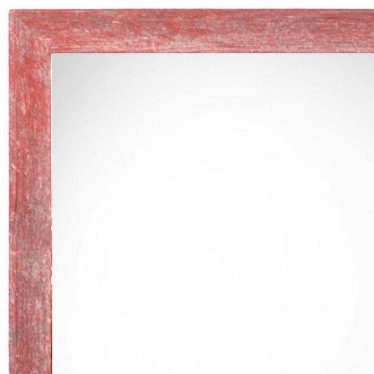 24" x 36" Red Wood Hanging Picture Frame