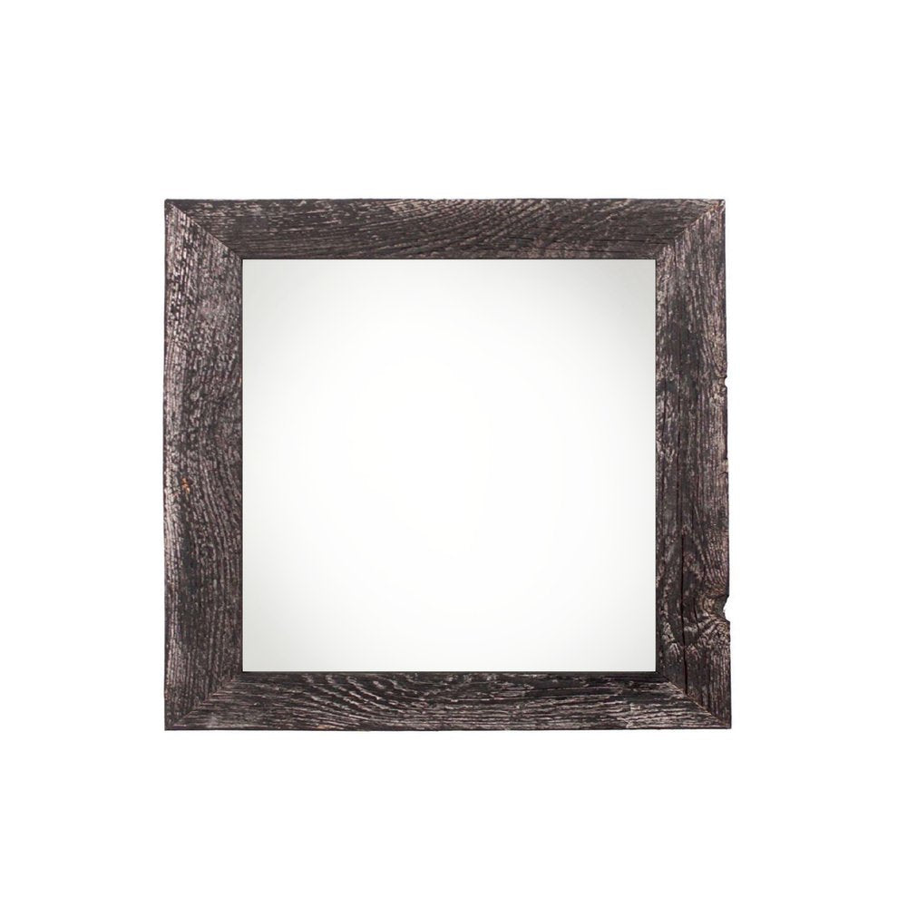 4" x 4" Black Solid Wood Tabletop Picture Frame