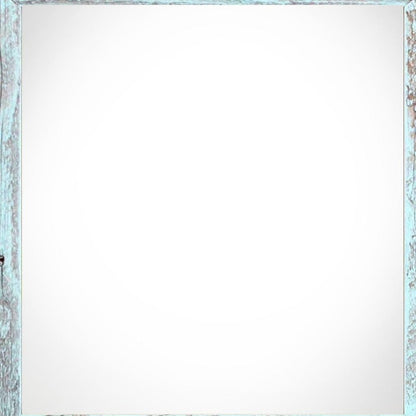 4" x 4" Blue Wood Tabletop Picture Frame