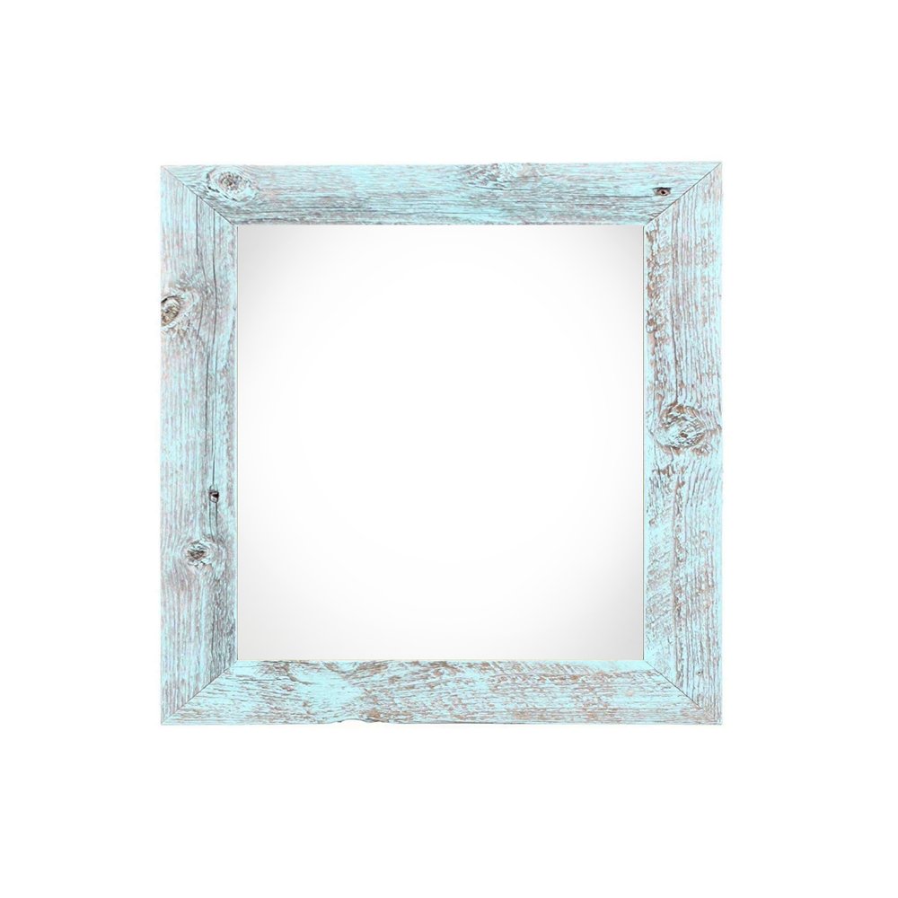 4" x 4" Blue Wood Tabletop Picture Frame