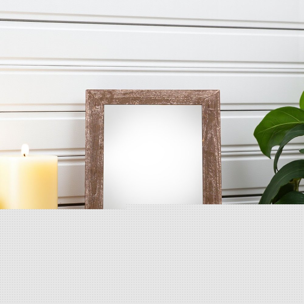 4" x 4" Espresso Solid Wood Tabletop Picture Frame