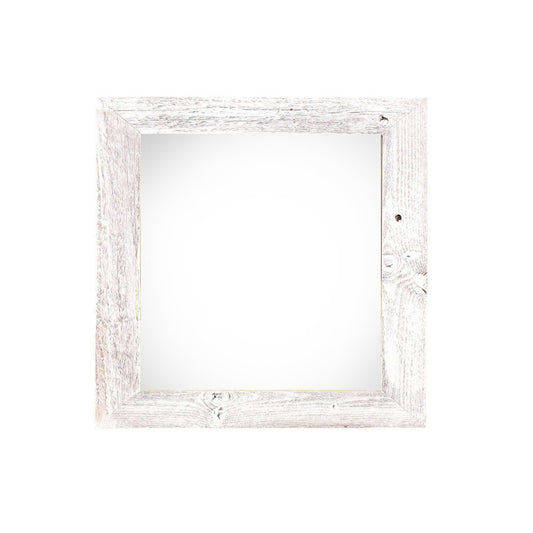 4" x 4" White Wood Tabletop Picture Frame