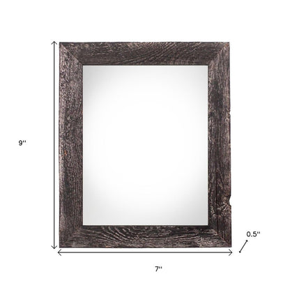 4" x 6" Black Solid Wood Tabletop Picture Frame