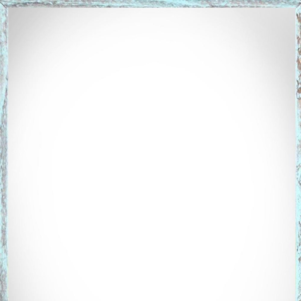 4" x 6" Blue Wood Tabletop Picture Frame