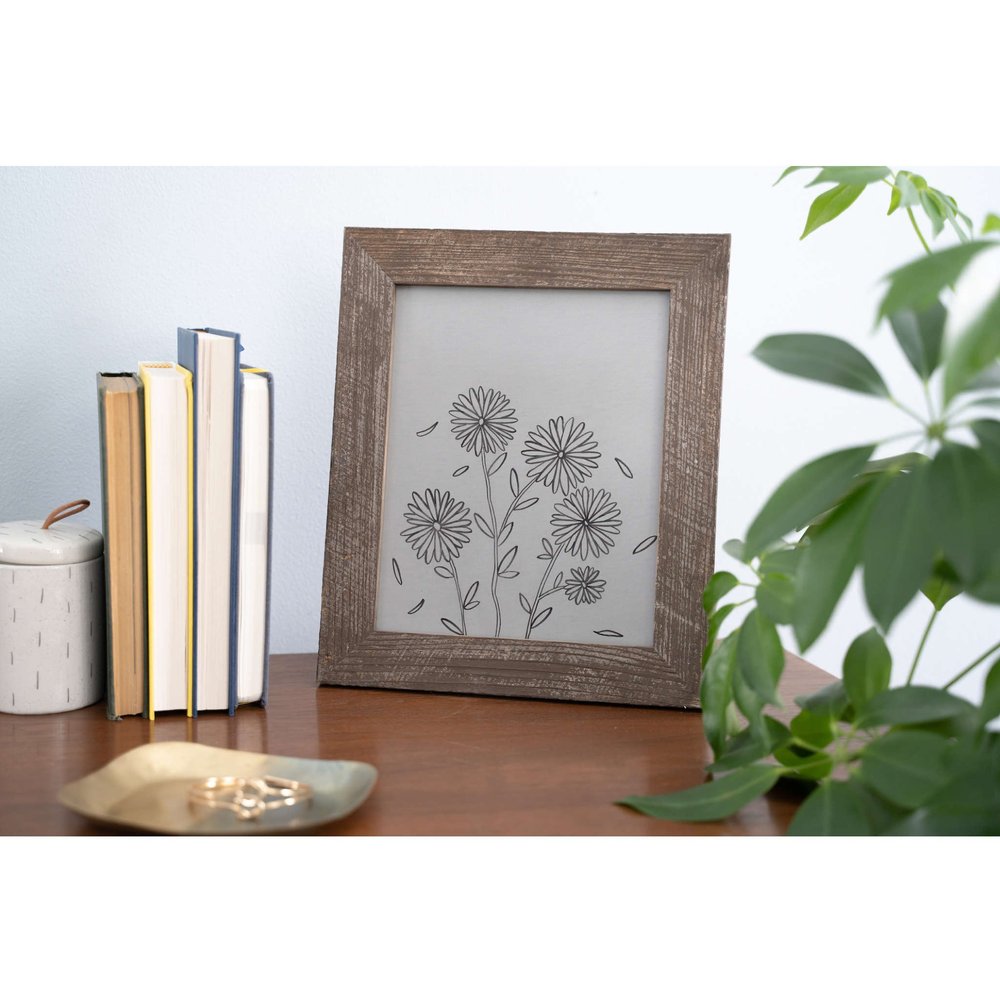 4" x 6" Espresso Solid Wood Tabletop Picture Frame