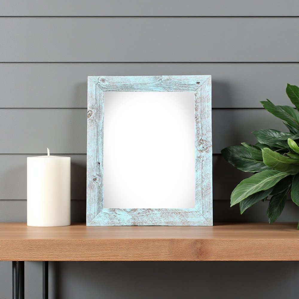 5" x 7" Blue Solid Wood Tabletop Picture Frame