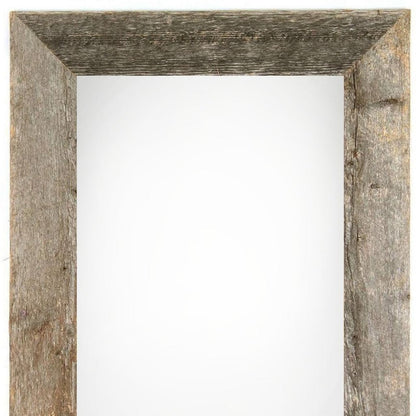 9" x 12" Gray Solid Wood Hanging Picture Frame