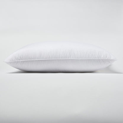 100% Cotton Lux Sateen Down Alternative Medium Hypoallergenic Queen Size Bed Pillow