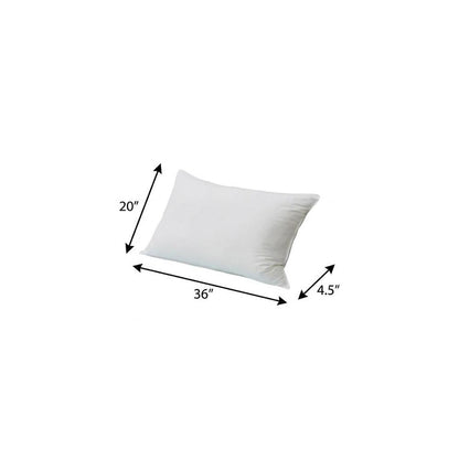 Lux Sateen Down Alternative King Size Firm Pillow