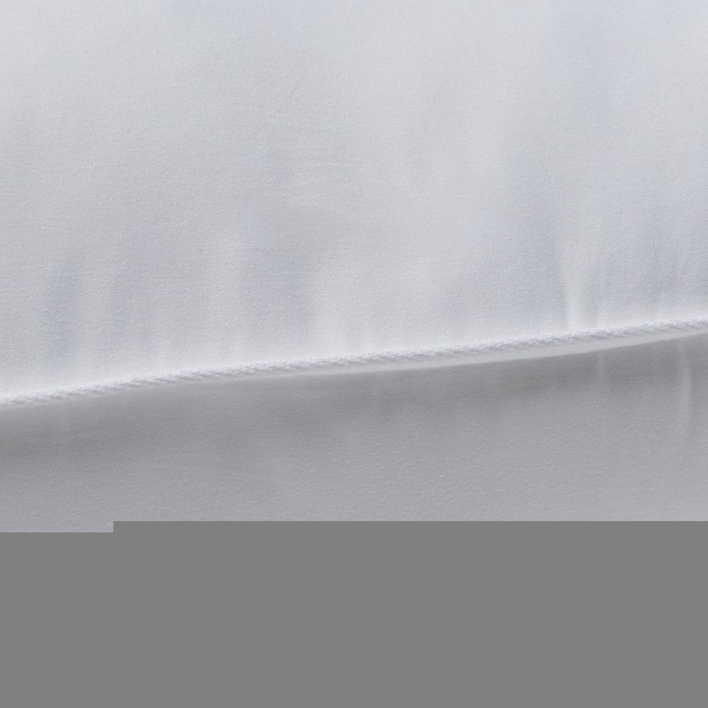 Set Of 2 Lux Sateen Down Alternative Queen Size Medium Pillows