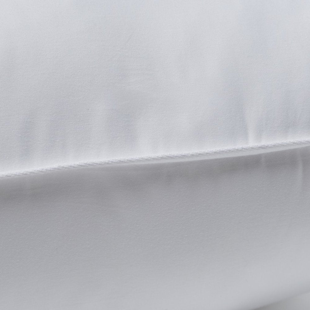 Set Of 2 Lux Sateen Down Alternative King Size Medium Pillows