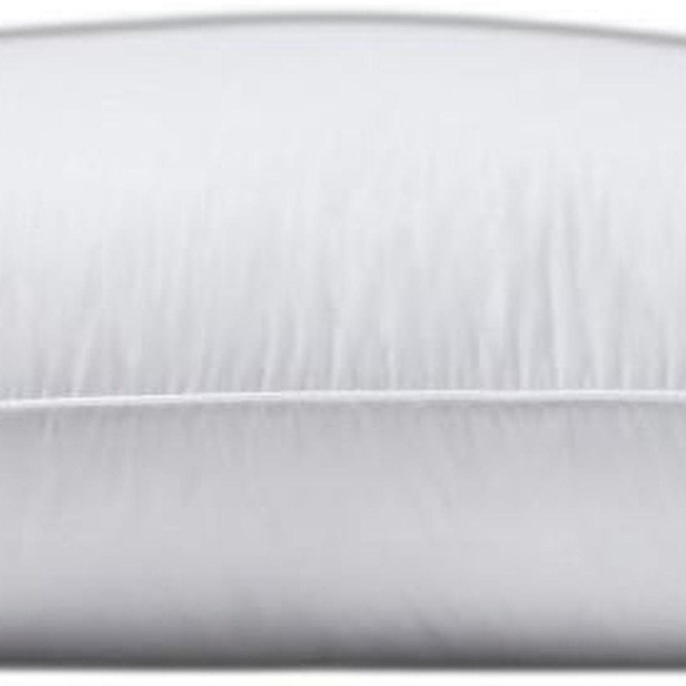 Set Of 2 Lux Sateen Down Alternative Standard Size Firm Pillows