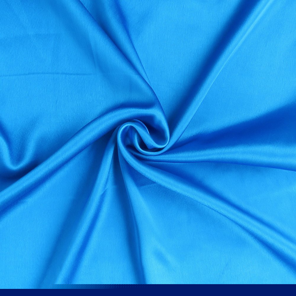 Blue Dreamy Set Of 2 Silky Satin King Pillowcases
