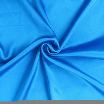 Blue Dreamy Set Of 2 Silky Satin King Pillowcases