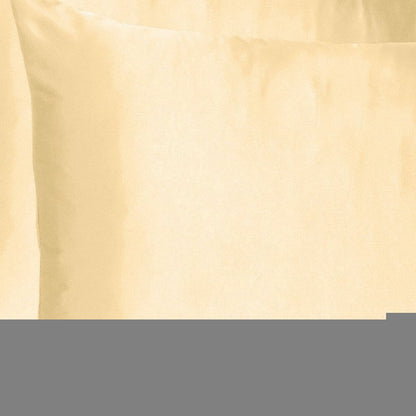 Pale Peach Dreamy Set Of 2 Silky Satin King Pillowcases