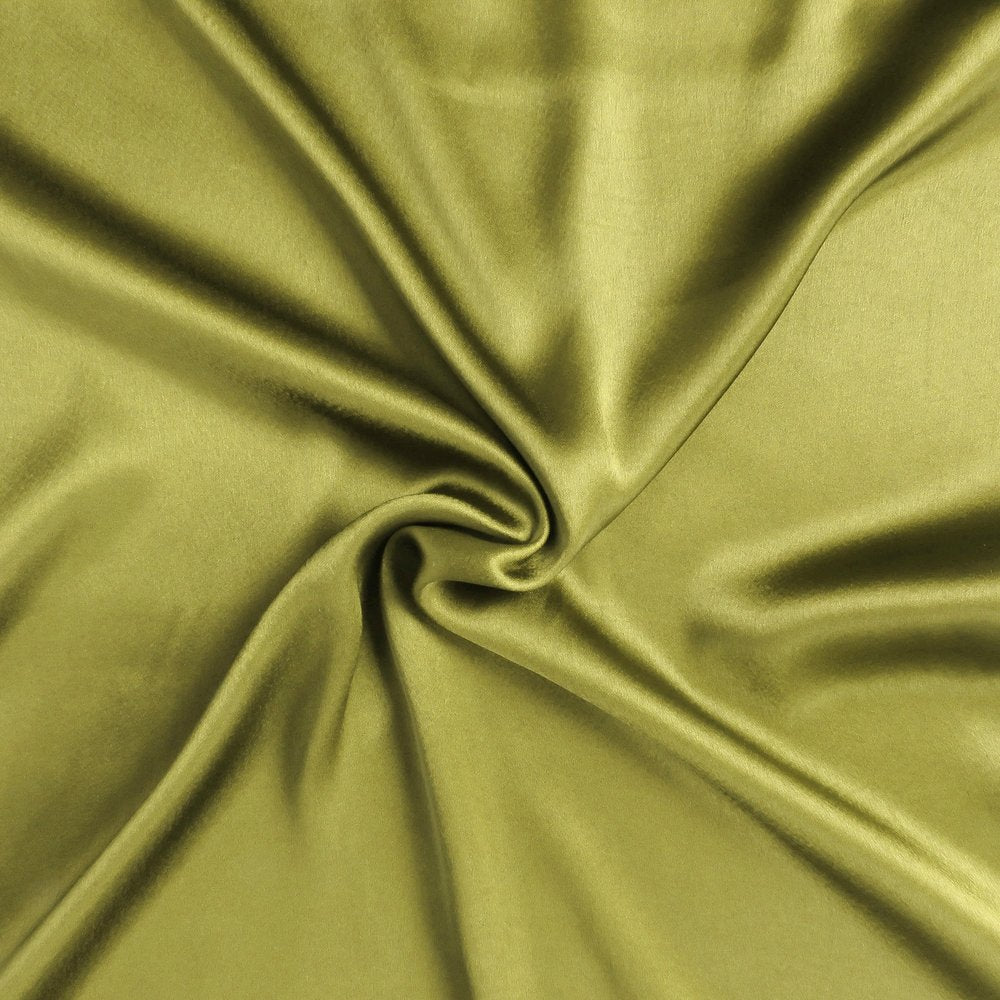 Set of Two Lemongrass Dreamy Silk Satin Queen Pillowcases