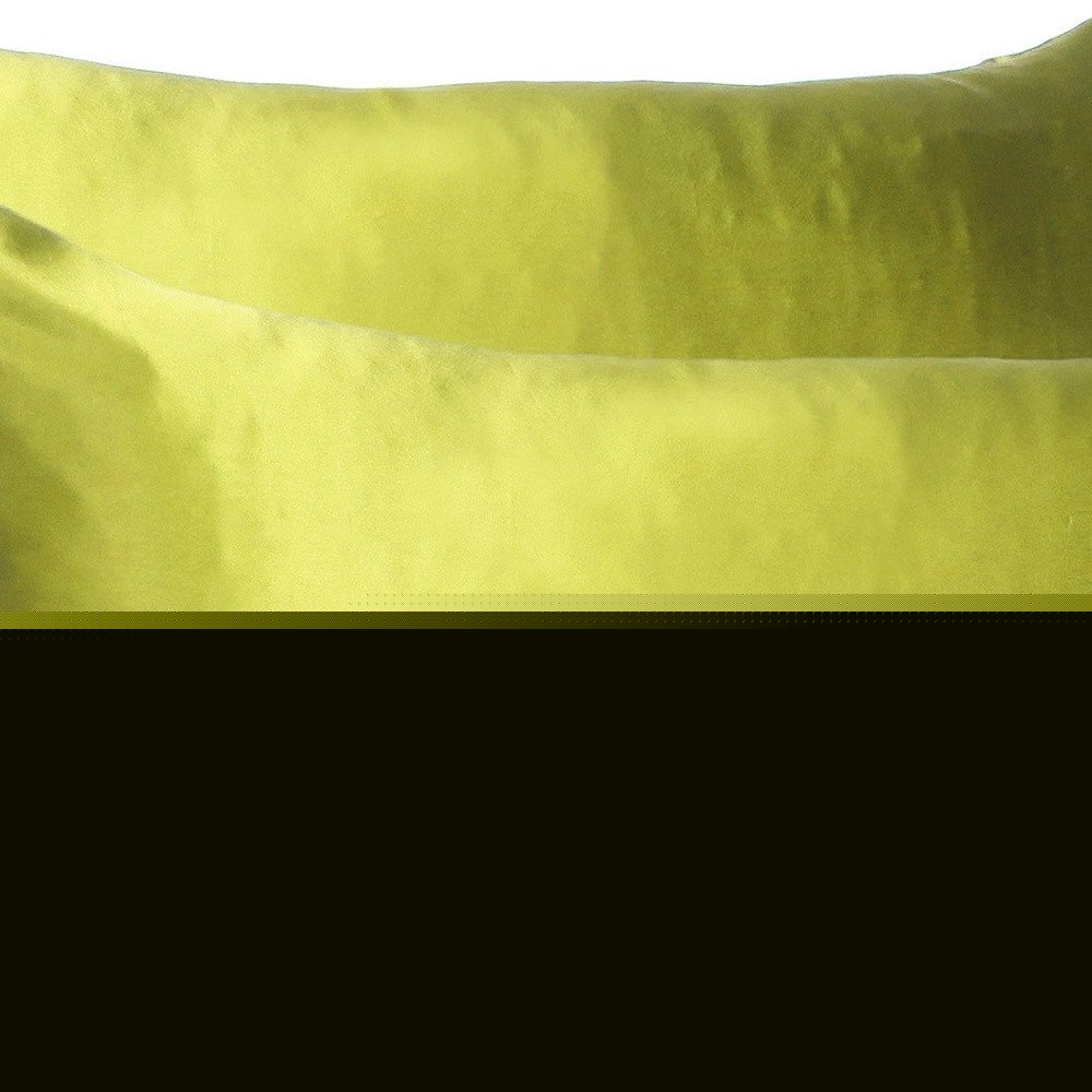 Set of Two Lemongrass Dreamy Silk Satin Queen Pillowcases