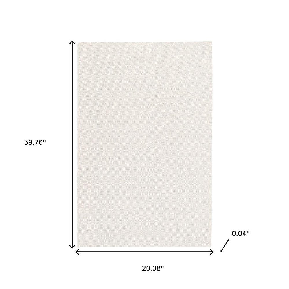 3' x 5' Beige Non Slip Rug Pad