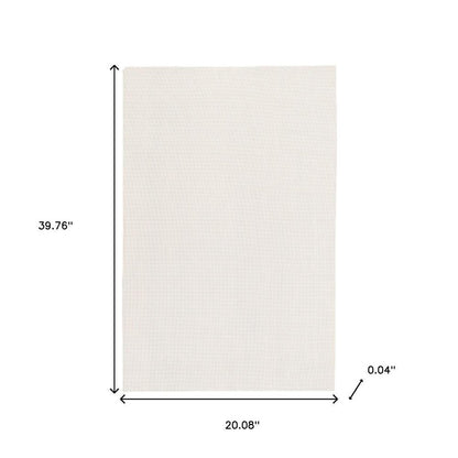 3' x 5' Beige Non Slip Rug Pad
