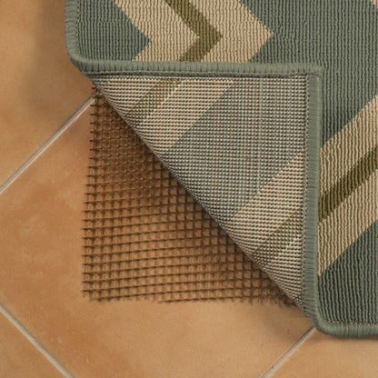 2' x 8' Brown Non Slip Indoor Outdoor Rug Pad