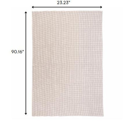 2' x 8' Brown Non Slip Indoor Outdoor Rug Pad