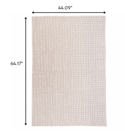 8' x 10' Brown Non Slip Indoor Outdoor Rug Pad