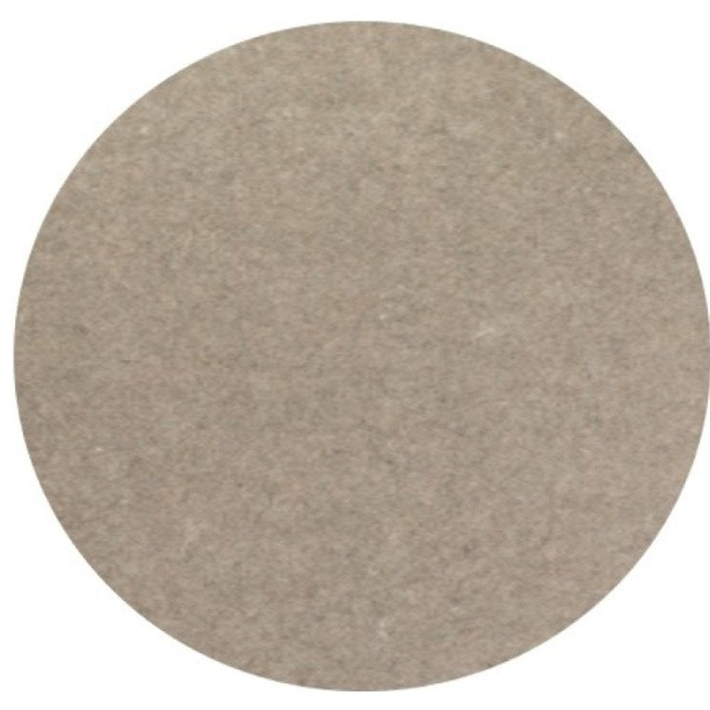 8' Round Gray Non Slip Rug Pad