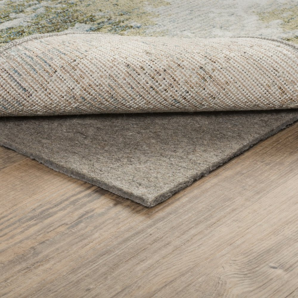 9' x 12' Gray Non Slip Rug Pad