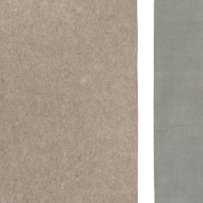 8' Round Gray Non Slip Rug Pad