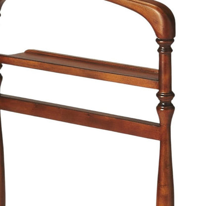 Judson Olive Ash Burl Valet Stand