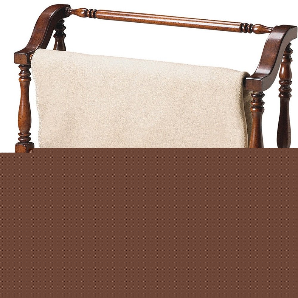 Vintage Deep Cherry Blanket Stand