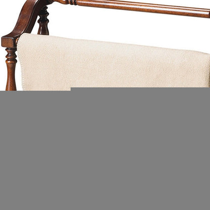 Vintage Deep Cherry Blanket Stand
