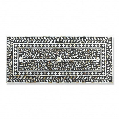 36" Black Manufactured Wood Three Drawer Chest