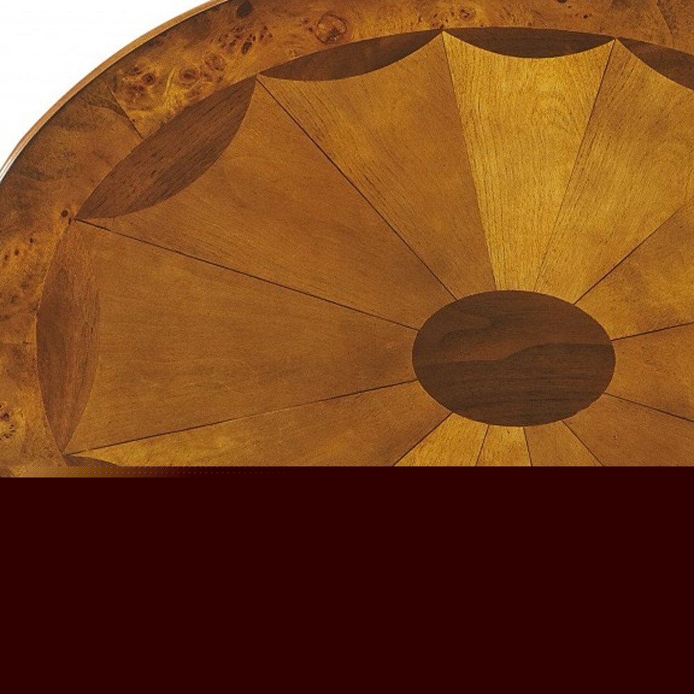 25" Brown Wood Oval Coffee Table With Drawer And Shelf