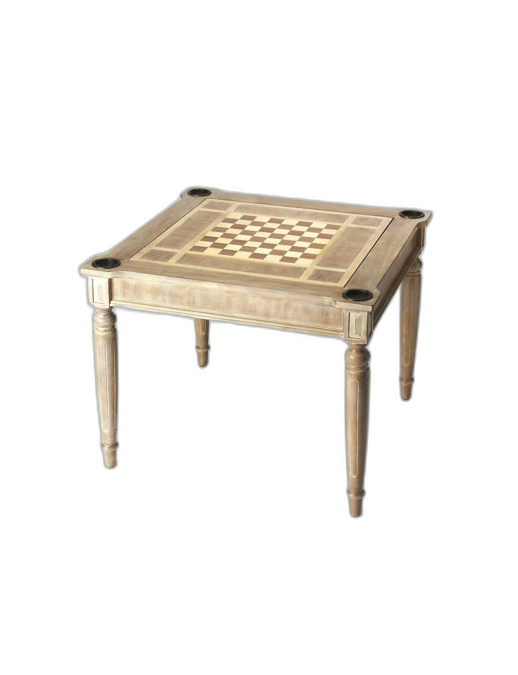 36" Gray Wood Square Coffee Table