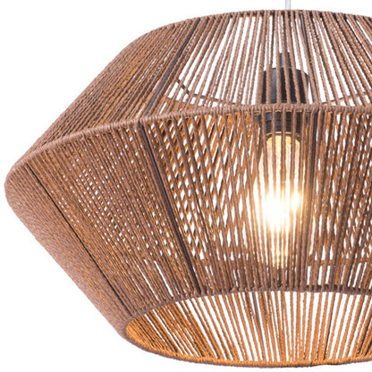 Brown Dashy Ceiling Lamp