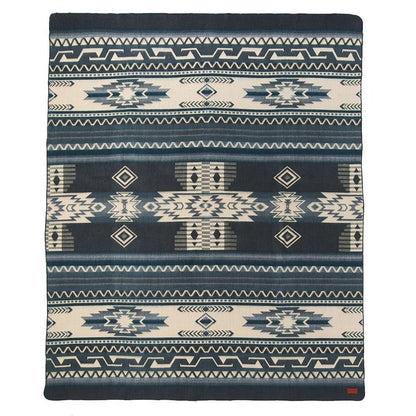 Ultra Soft Blue Tone Southwest Handmade Blanket