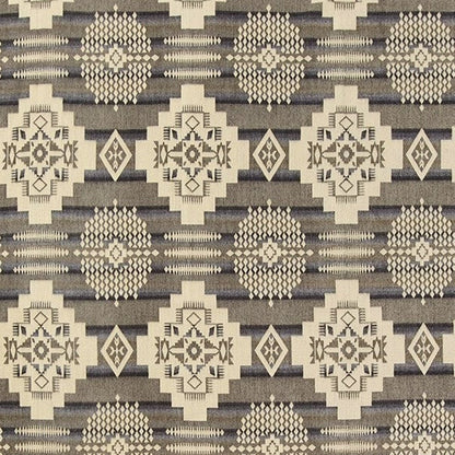 Ultra Soft Light Gray Southwest Handmade Blanket