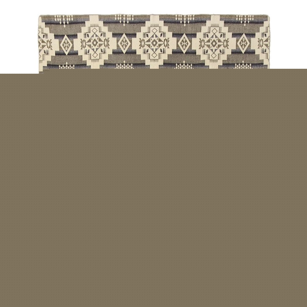 Ultra Soft Light Gray Southwest Handmade Blanket