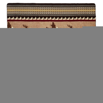 Ultra Soft Bear And Deer Lodge Handmade Blanket