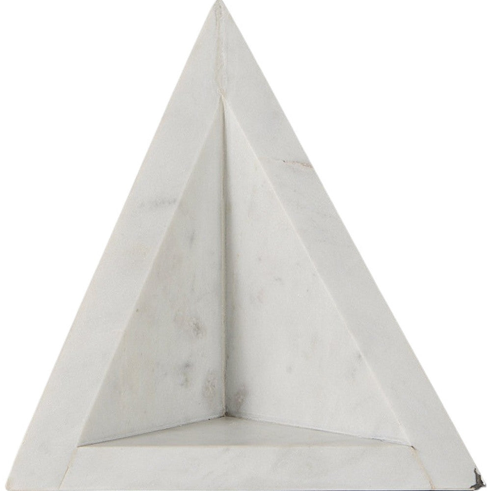 Set of Two 7" White Metal Decorative Bookends